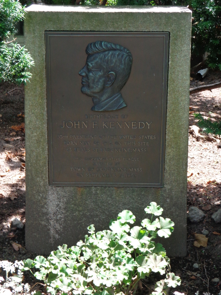 John F. Kennedy birthplace historical marker
