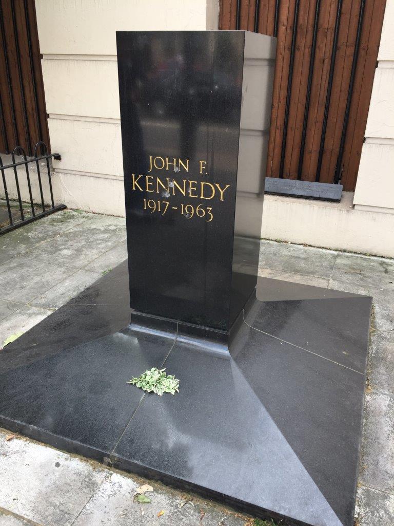 John F. Kennedy bust in London