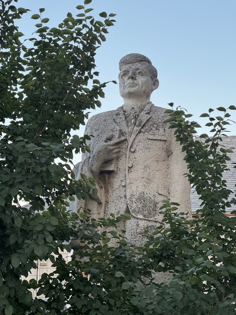 John F. Kennedy statue in in Fresno, California