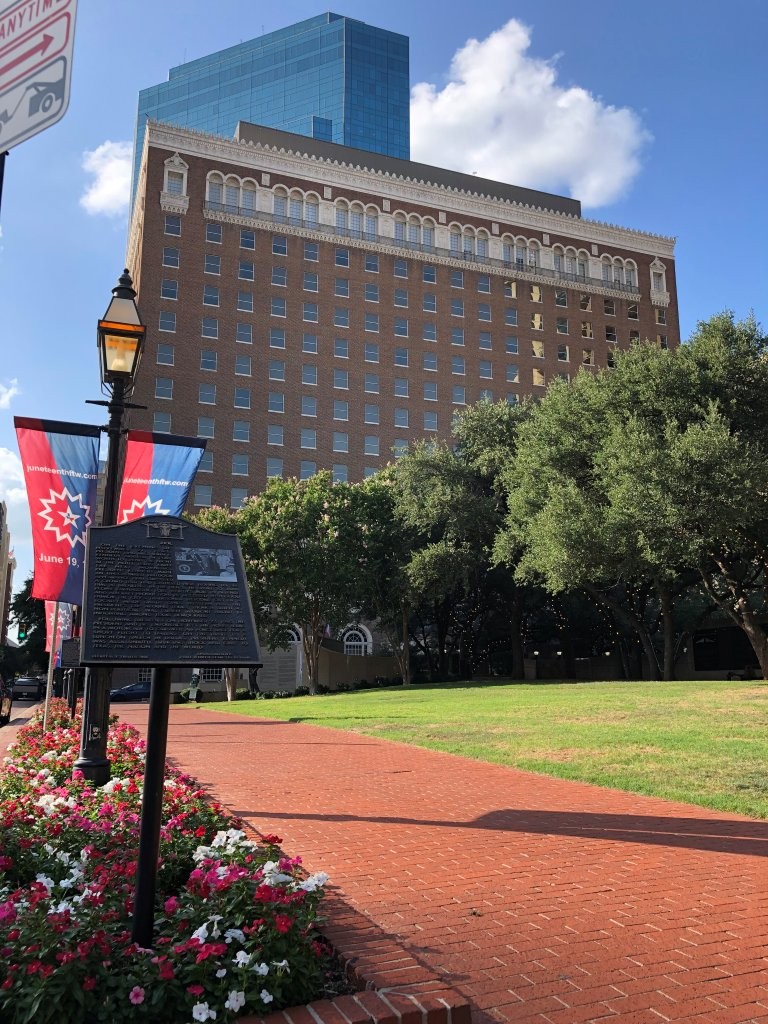 JFK historical marker in Ft. Worth, Texas