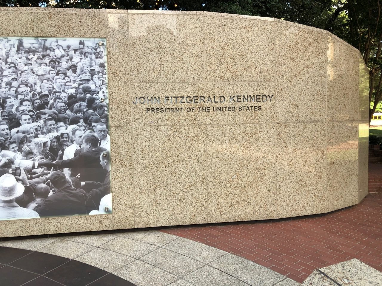 JFK tribute in Ft. Worth, Texas