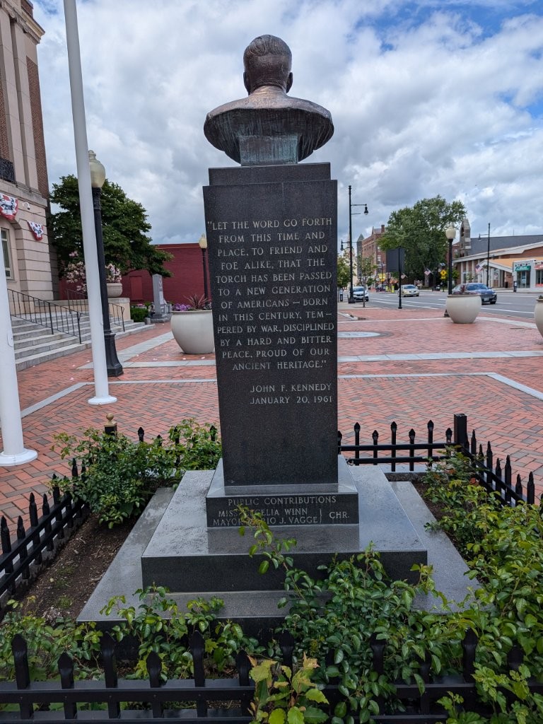 John F. Kennedy Bust in Nashua, New Hampshire