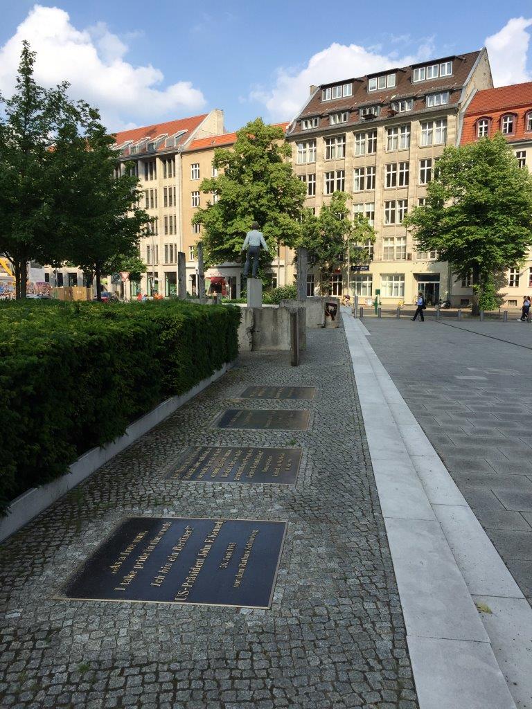 JFK and Ronald Reagan monuments in Berlin