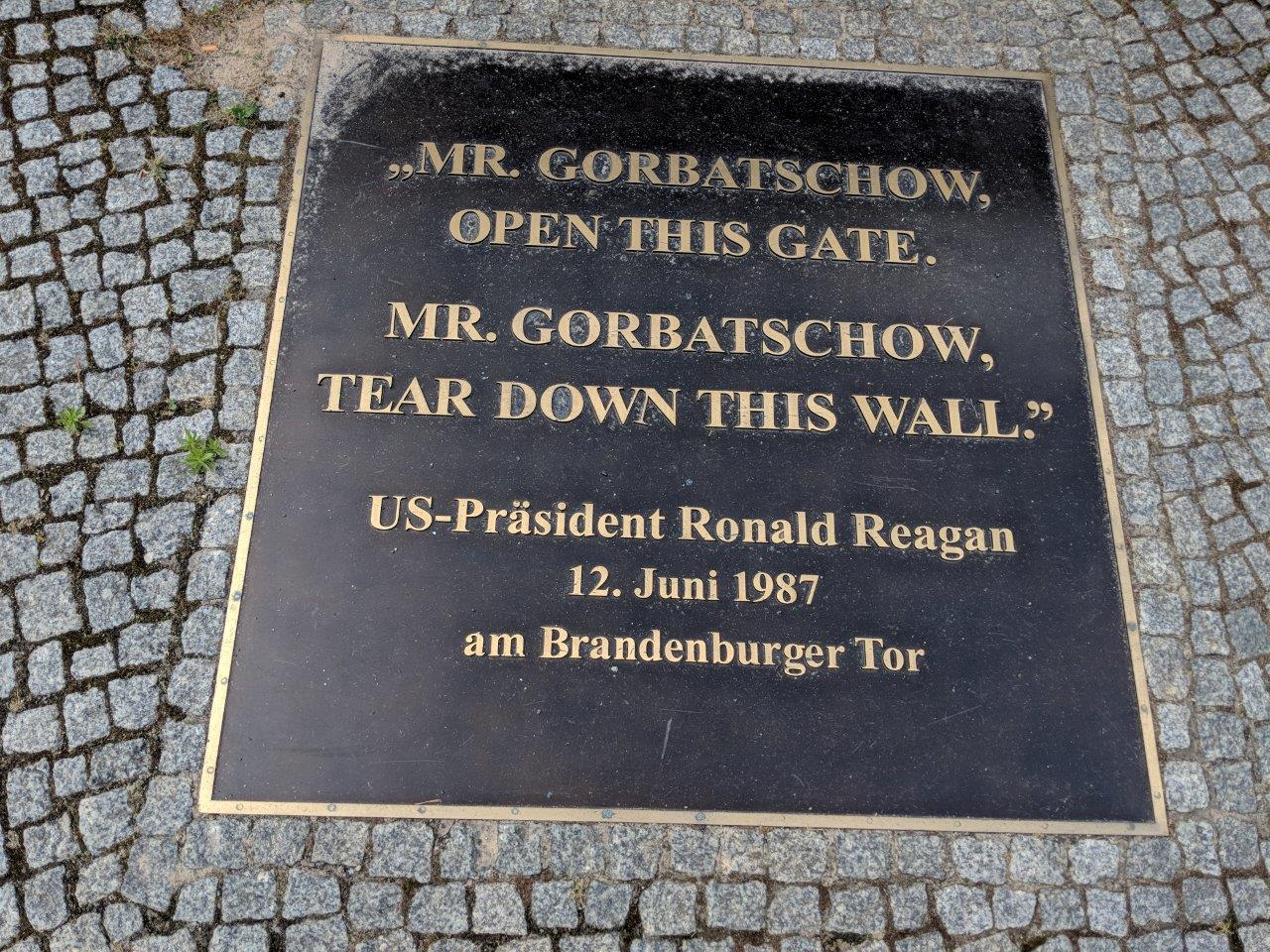 JFK and Ronald Reagan monuments in Berlin