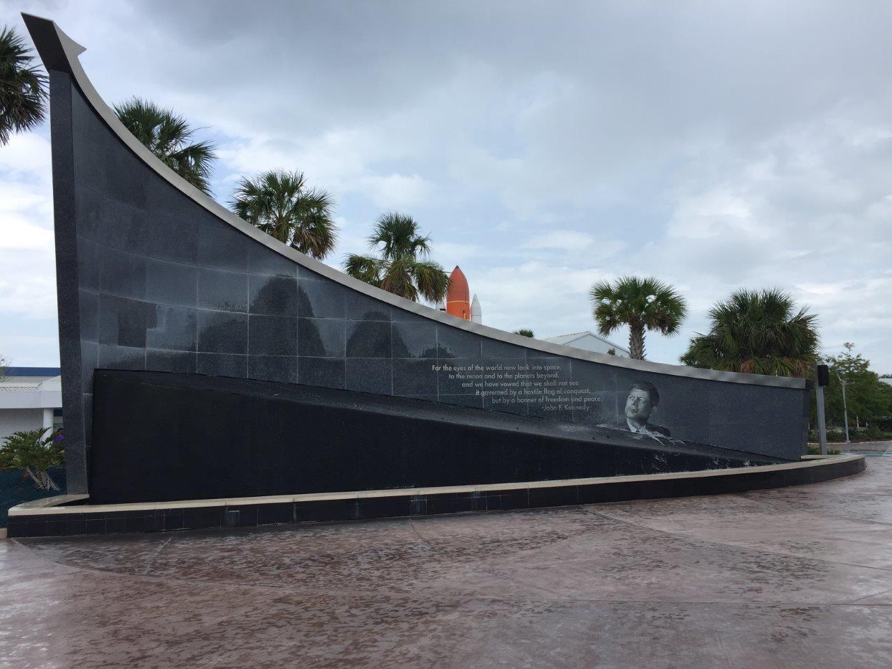 JFK Monument at the Kennedy Space Center