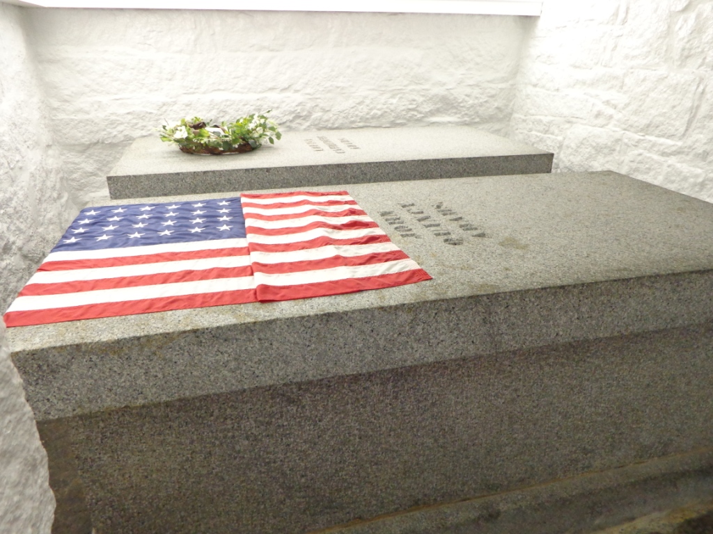 John Quincy Adams gravestone