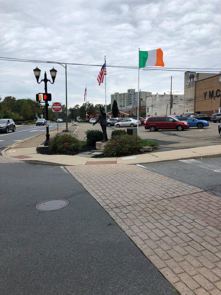 photo of John F. Kennedy statue in Pittston, PA