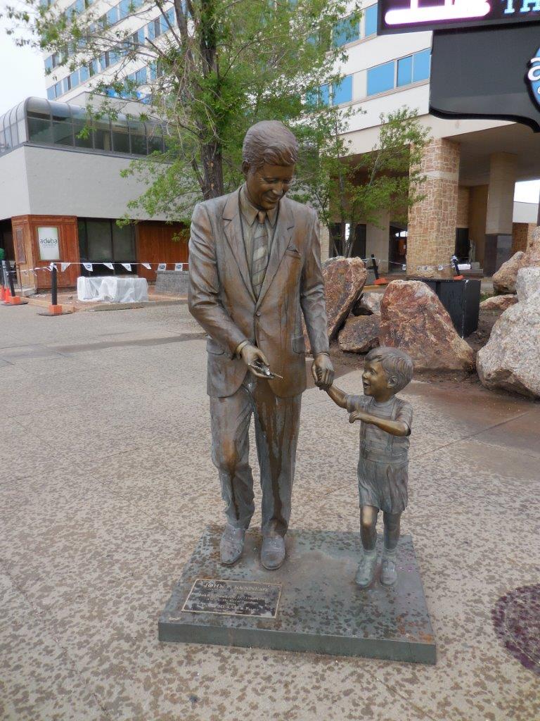 John F. Kennedy statue in Rapid City, South Dakota