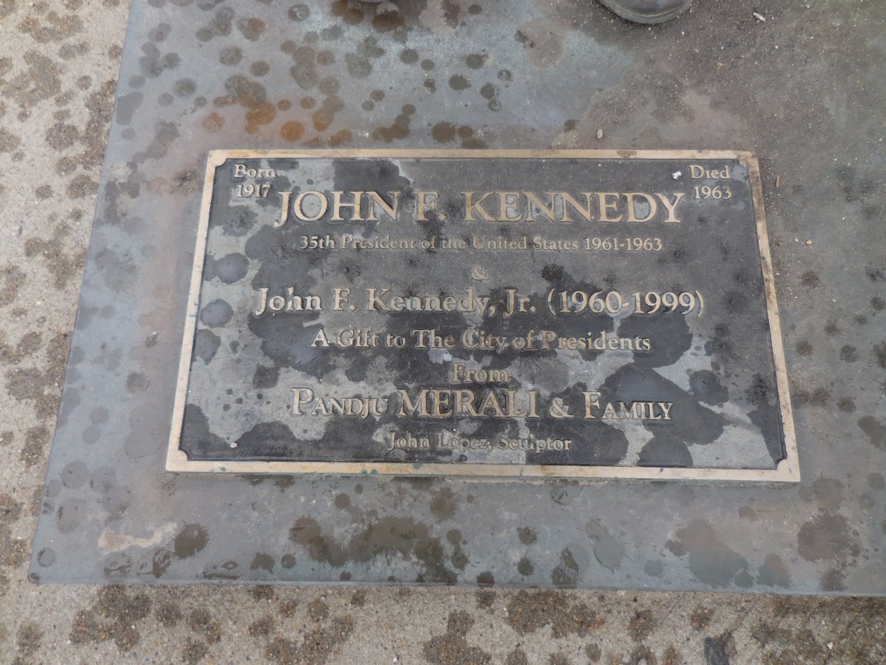John F. Kennedy statue in Rapid City, South Dakota