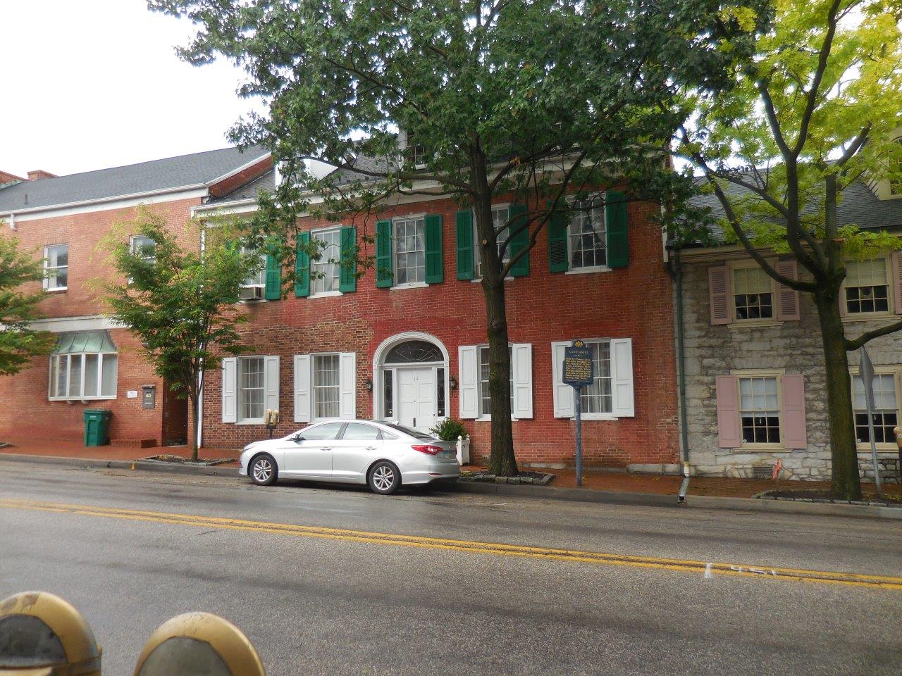 Harriet Lane birthplace in Mercersburg, Pennsylvania