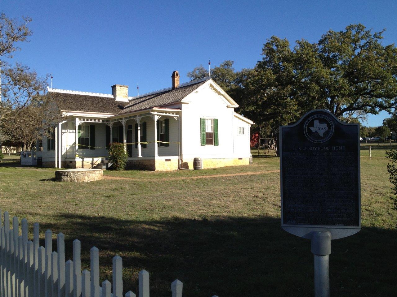 LBJ boyhood home