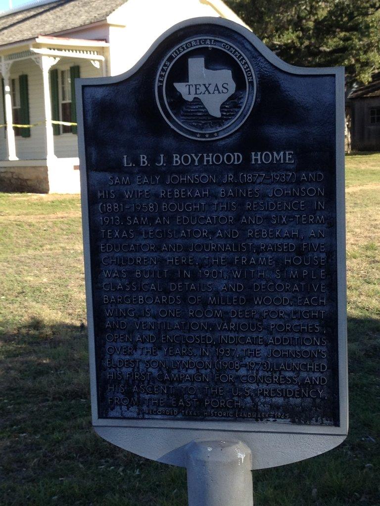 LBJ boyhood home