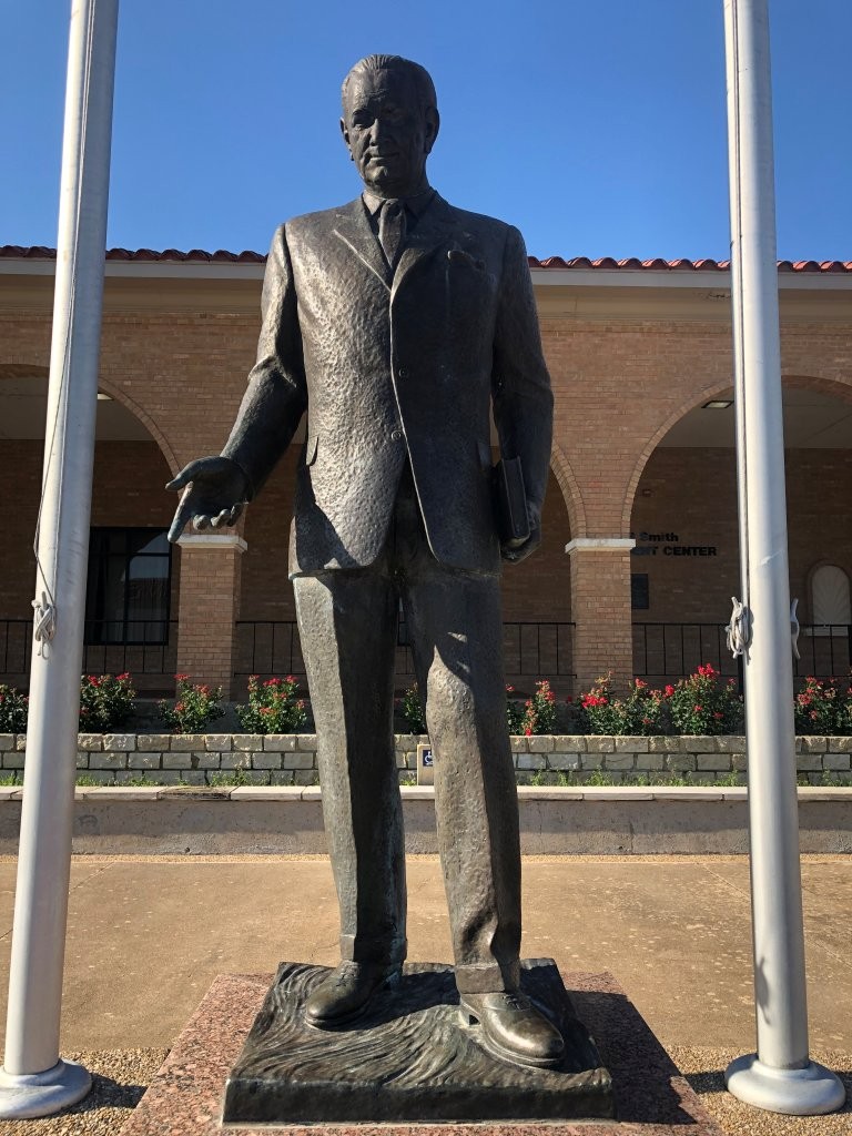 Lyndon B. Johnson memorial at Central Texas College