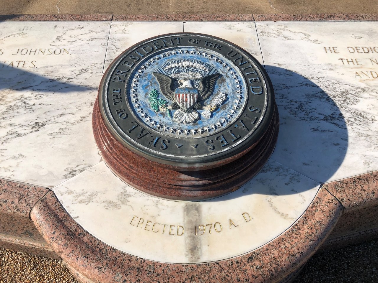 Lyndon B. Johnson statue in Killeen, Texas