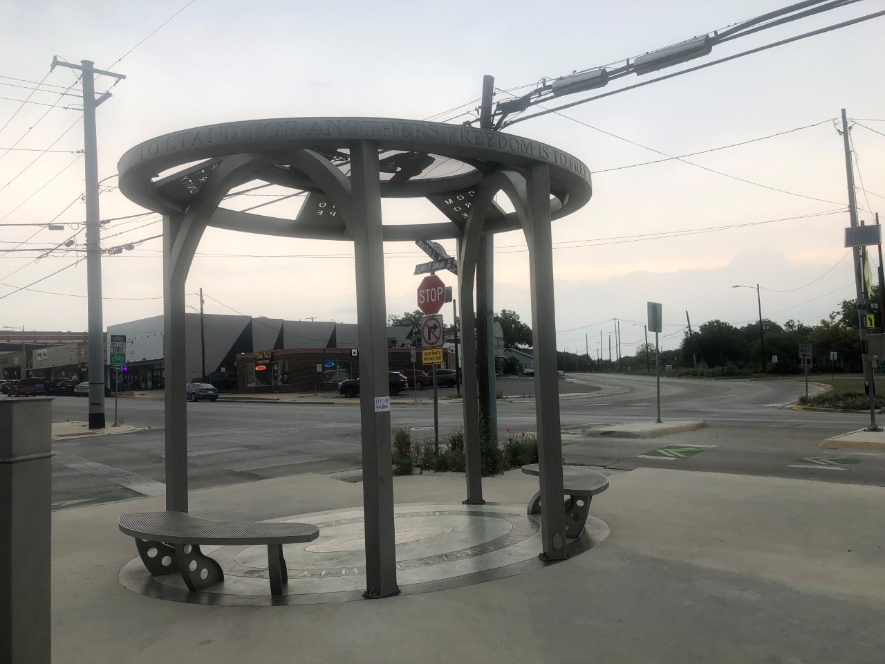 LBJ and MLK memorial in San Marcos, Texas