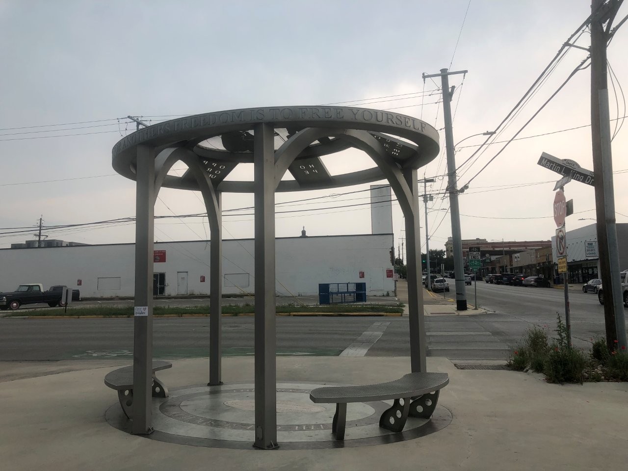 LBJ and MLK monument in San Marcos, Texas