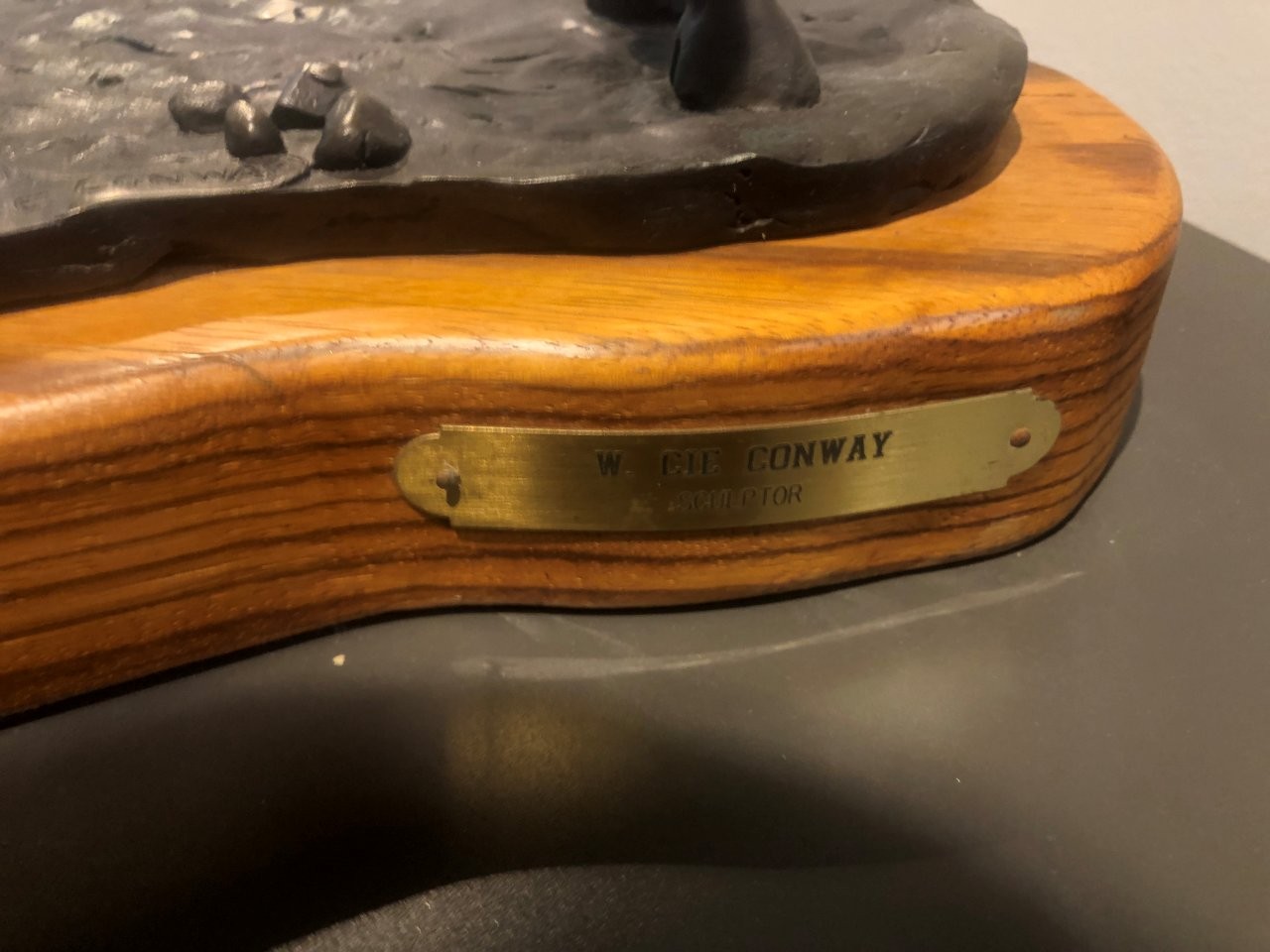 Lyndon B. Johnson equestrian statue at LBJ Museum in San Marcos, Texas