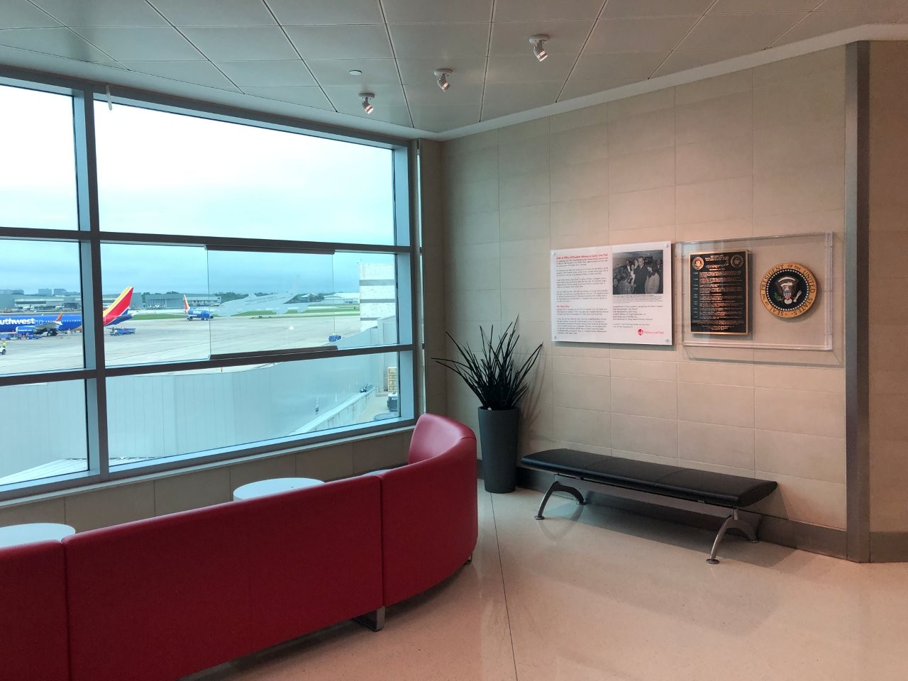 LBJ inaugural site 1963 Dallas Love field