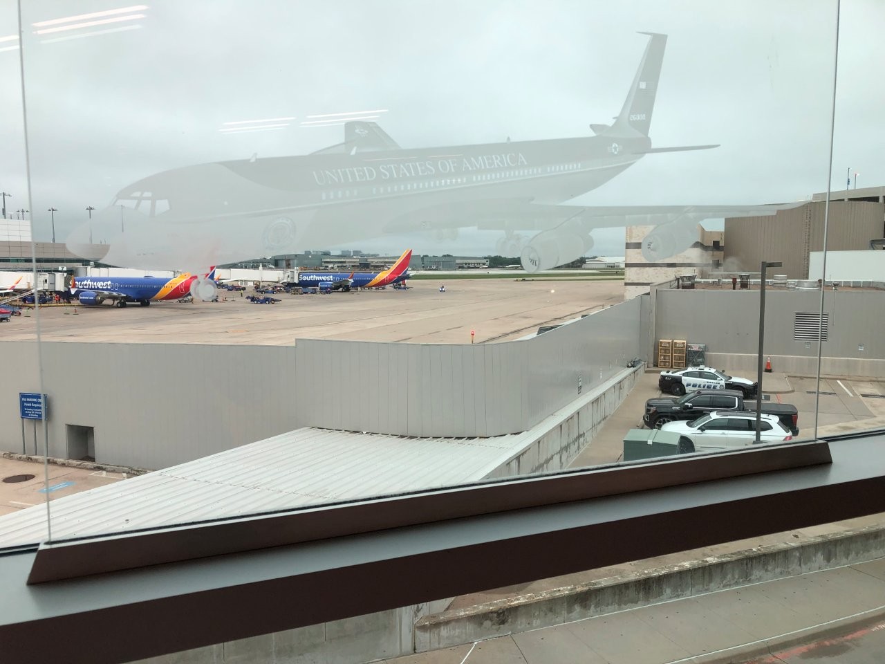 Lyndon Johnson swearing in site at Dallas Airport