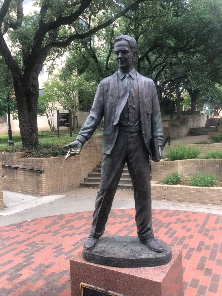Lyndon B. Johnson memorial at his alma mater in San Marcos, Texas at Texas State University