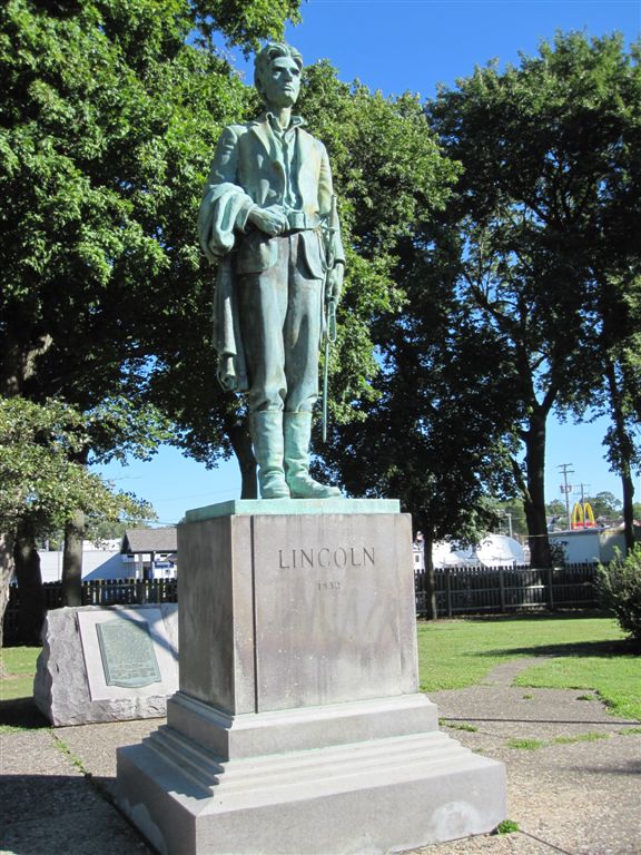 Abraham Lincoln Statue in Dixon, IL