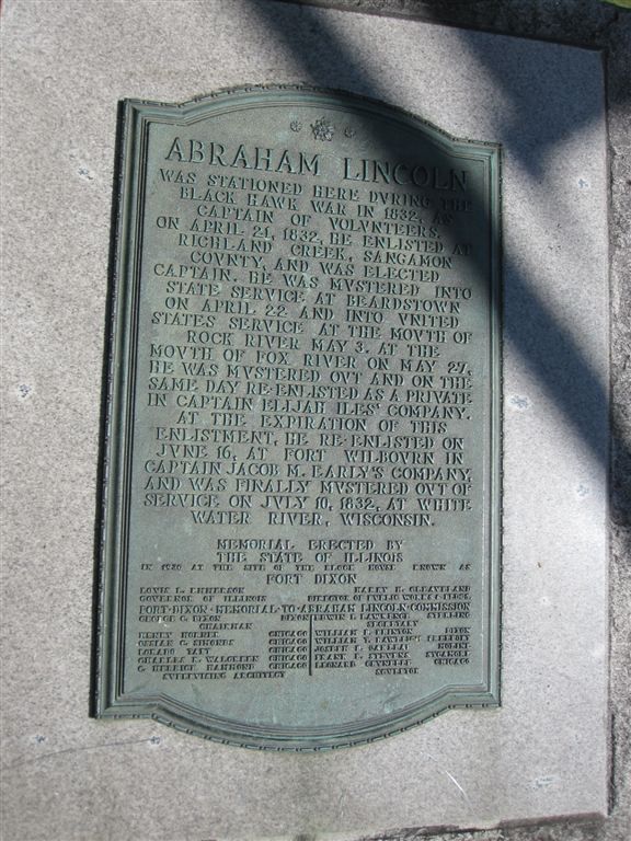 Abraham Lincoln Statue in Dixon, IL