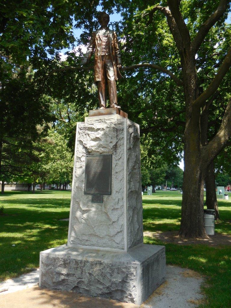 Abraham Lincoln Statue in Fremont, Nebraska