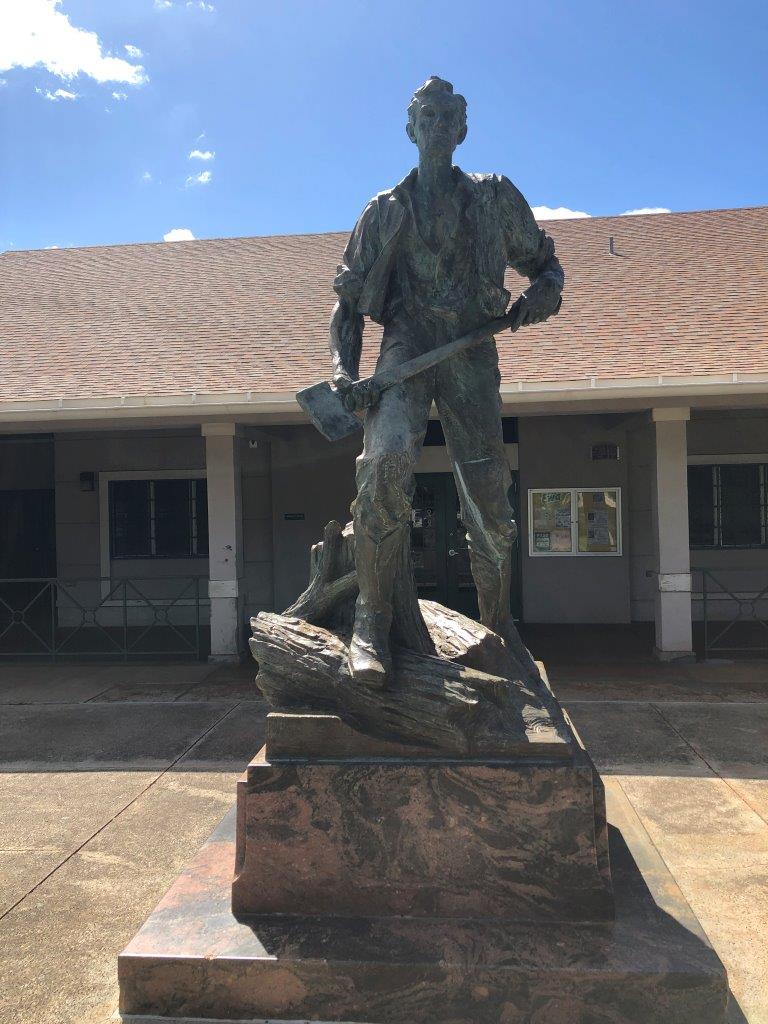 Abraham Lincoln statue in Hawaii