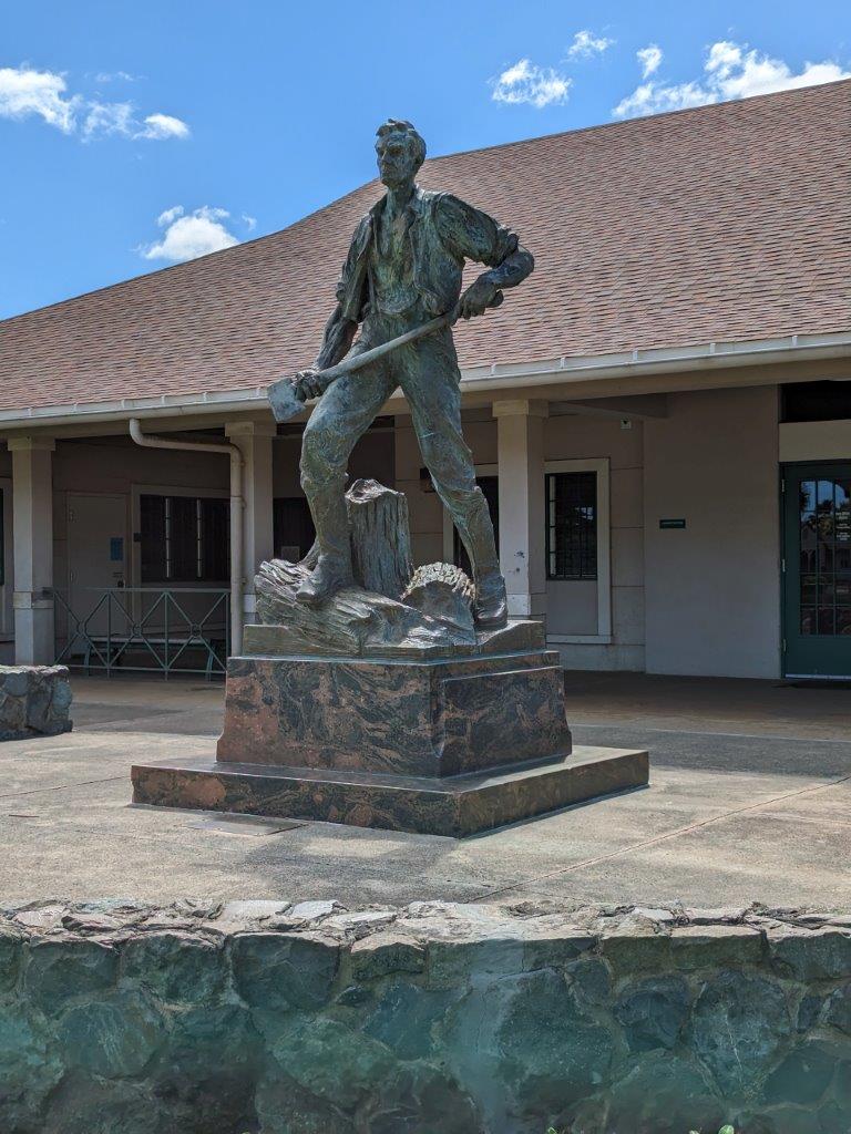 Abraham Lincoln statue in Hawaii