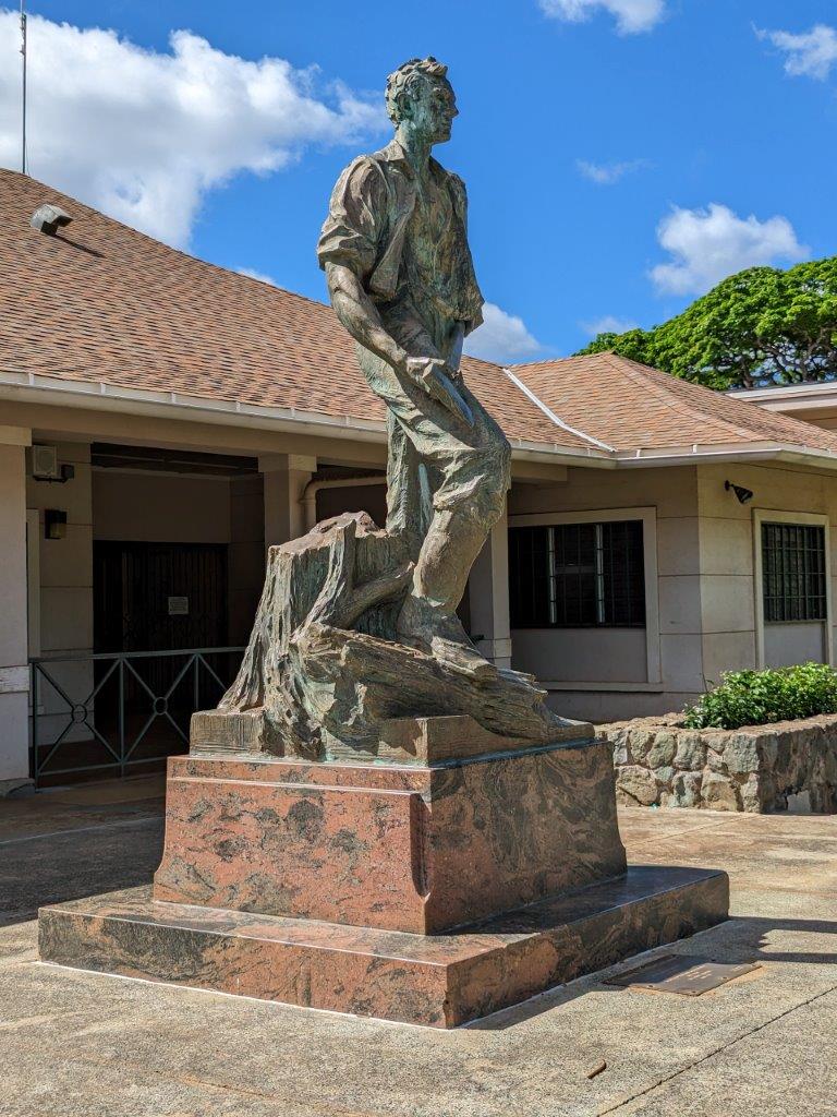 Abraham Lincoln statue in Hawaii
