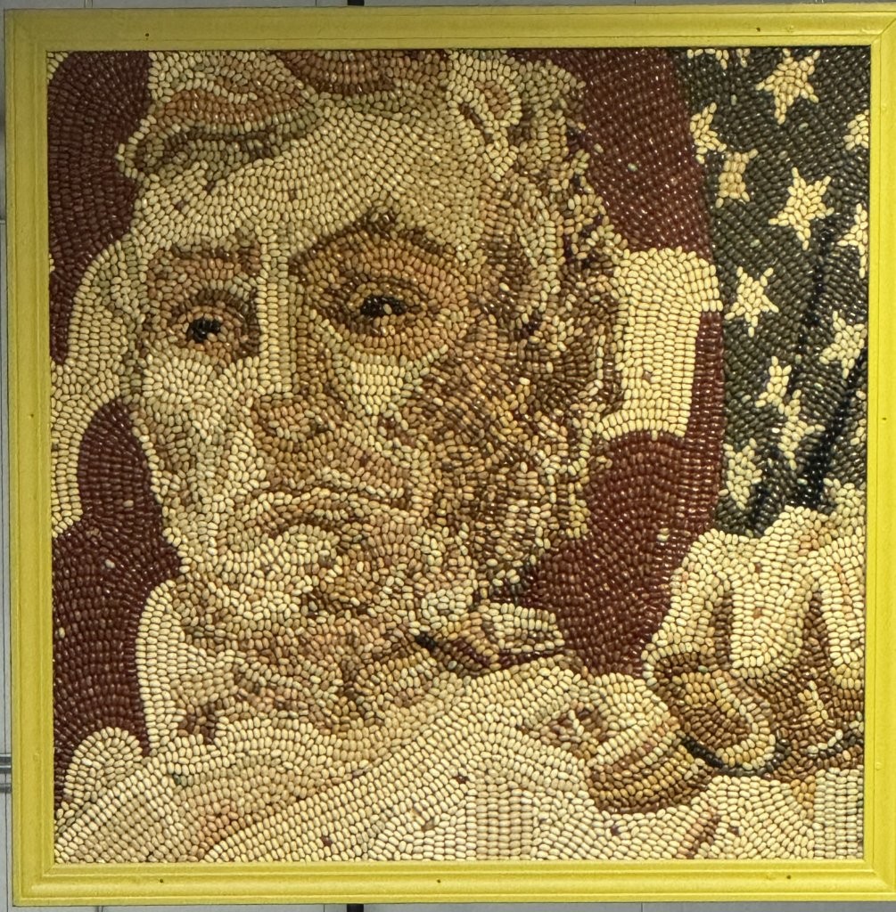 Abraham Lincoln Jelly Bean portrait