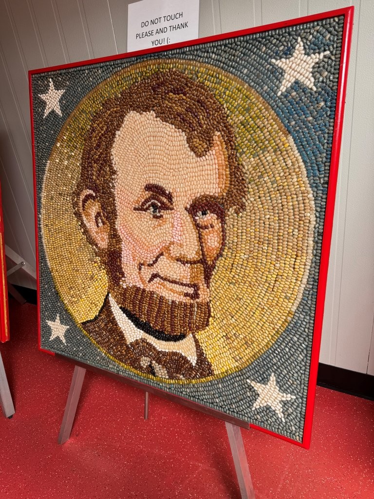 Abraham Lincoln Jelly Bean portrait