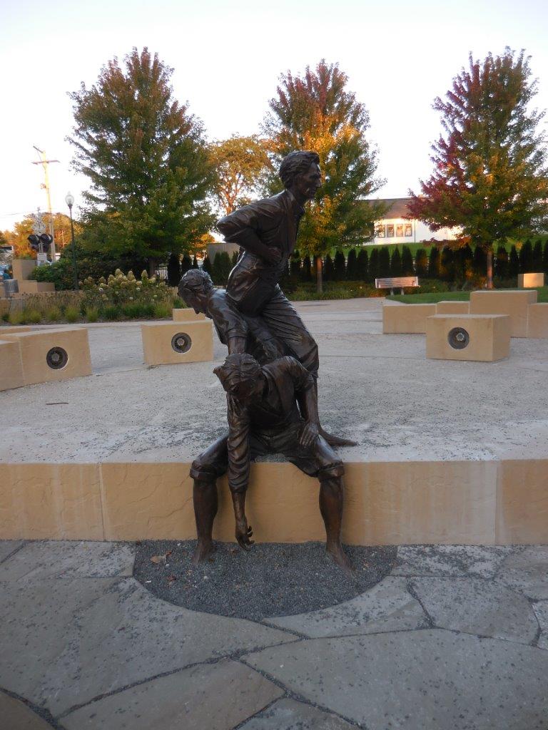 Abraham Lincoln Statue in Lockport, Illinois
