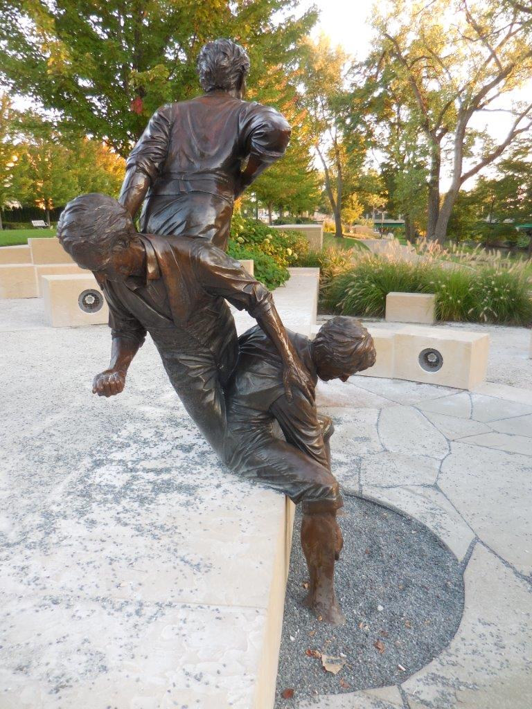 Abraham Lincoln Statue in Lockport, Illinois