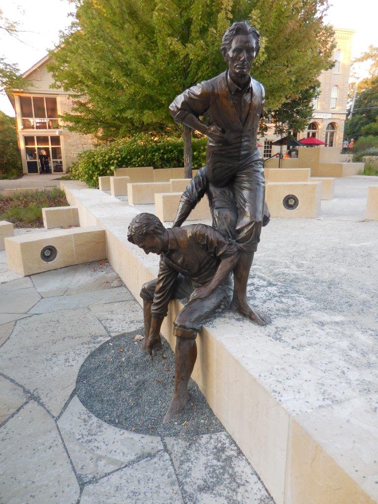 Abraham Lincoln Monument in Lockport, Illinois