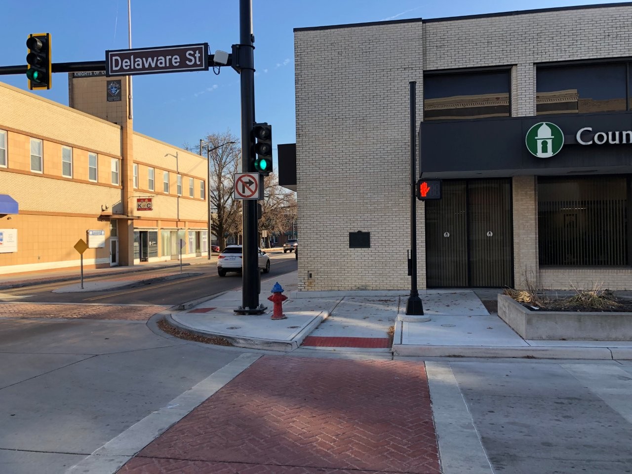 Abraham Lincoln historical marker at Leavenworth, Kansas