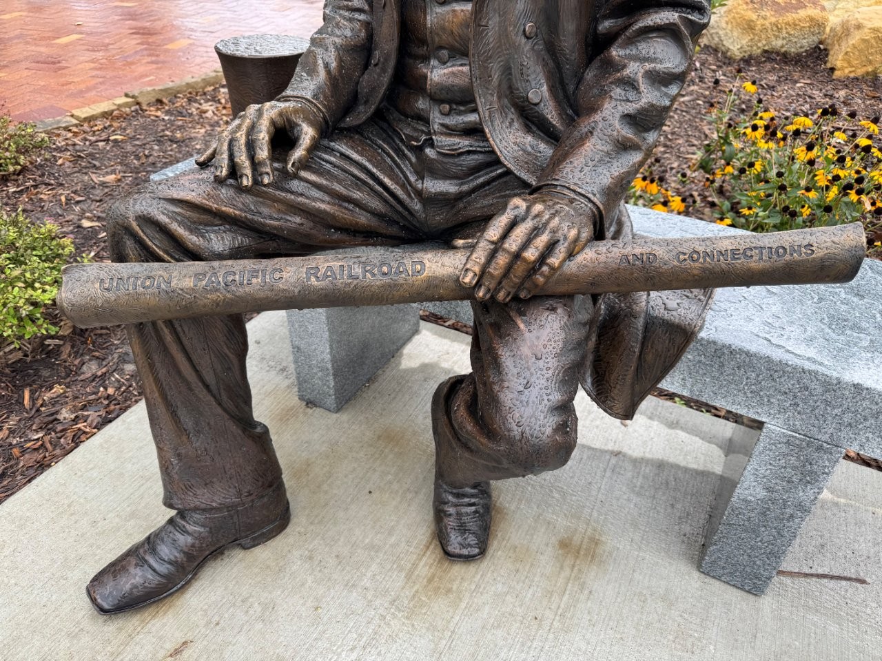 Abraham Lincoln Statue on Lincoln Street in Papillion, Nebraska