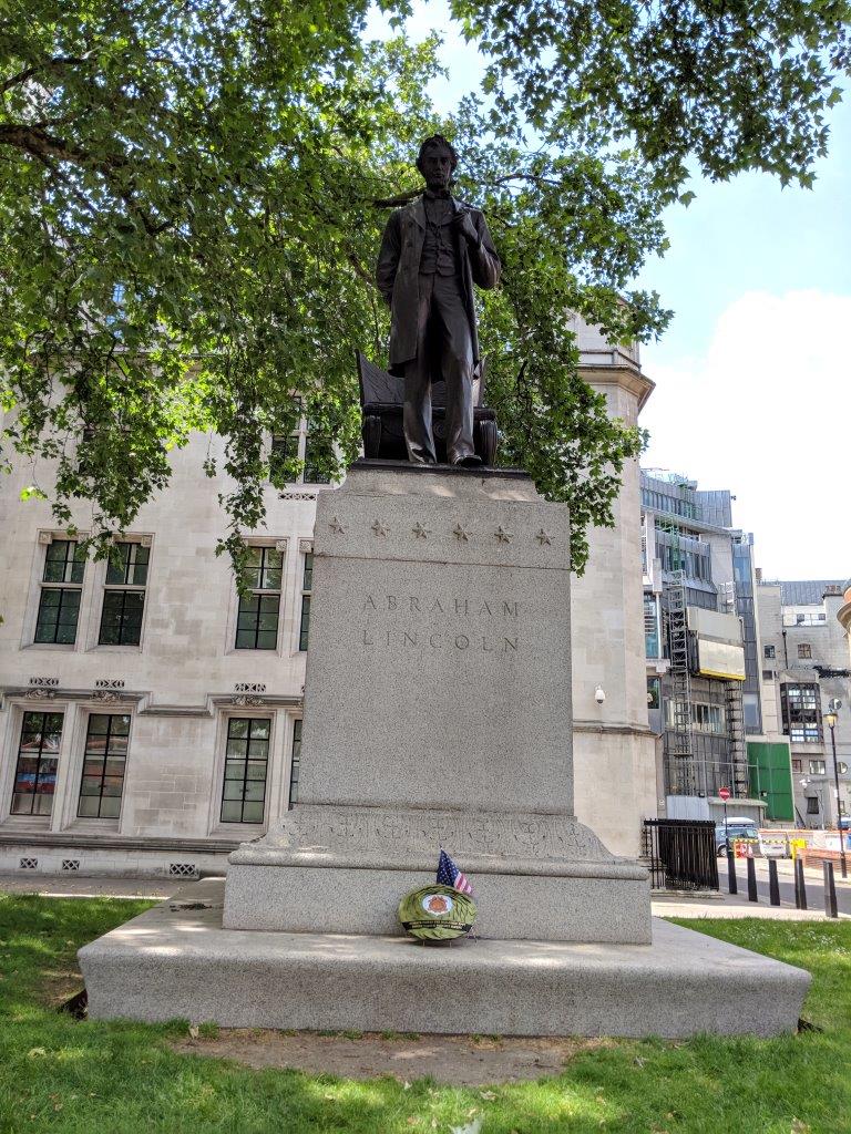 Abraham Lincoln statue in London