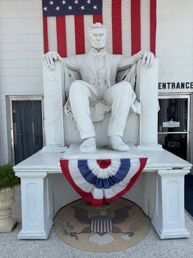 Abraham Lincoln statue at the Presidents Hall of Fame in Clermont, Florida