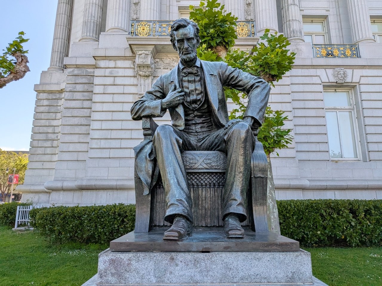 Abraham Lincoln monument in San Francisco, California