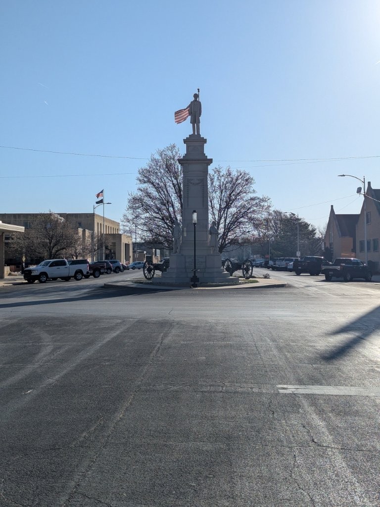 Abraham Lincoln statue in Hutchinson, Kansas