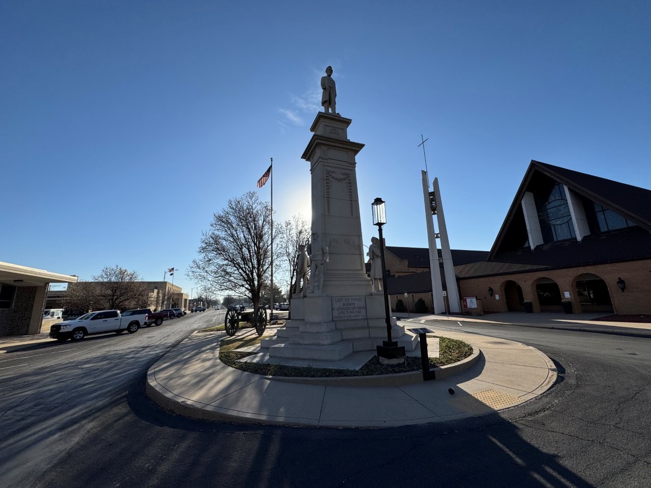 Abraham Lincoln memorial in Hutchinson, Kansas