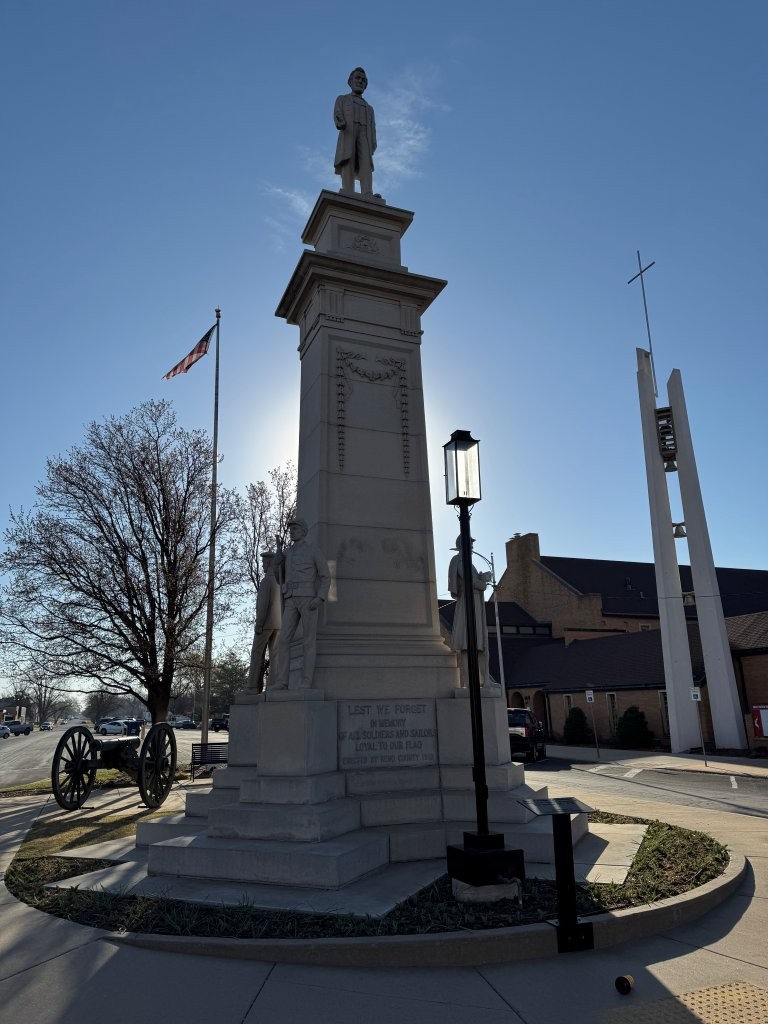 Abraham Lincoln sculpture in Hutchinson, Kansas