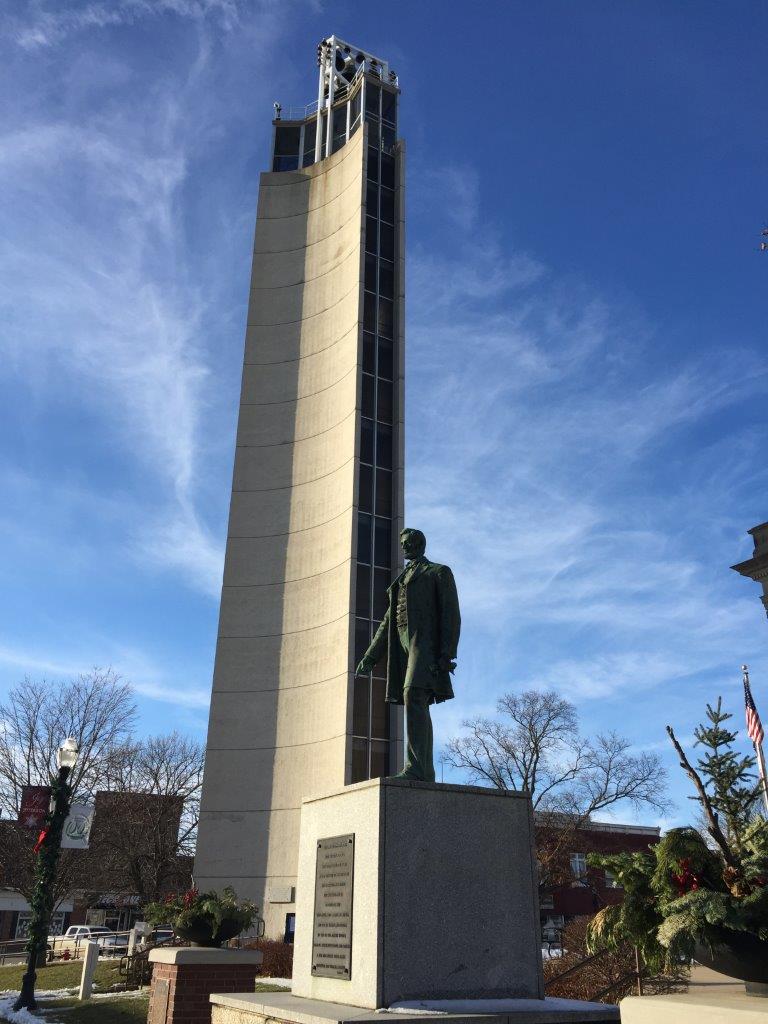 Abraham Lincoln statue in Jefferson, Iowa