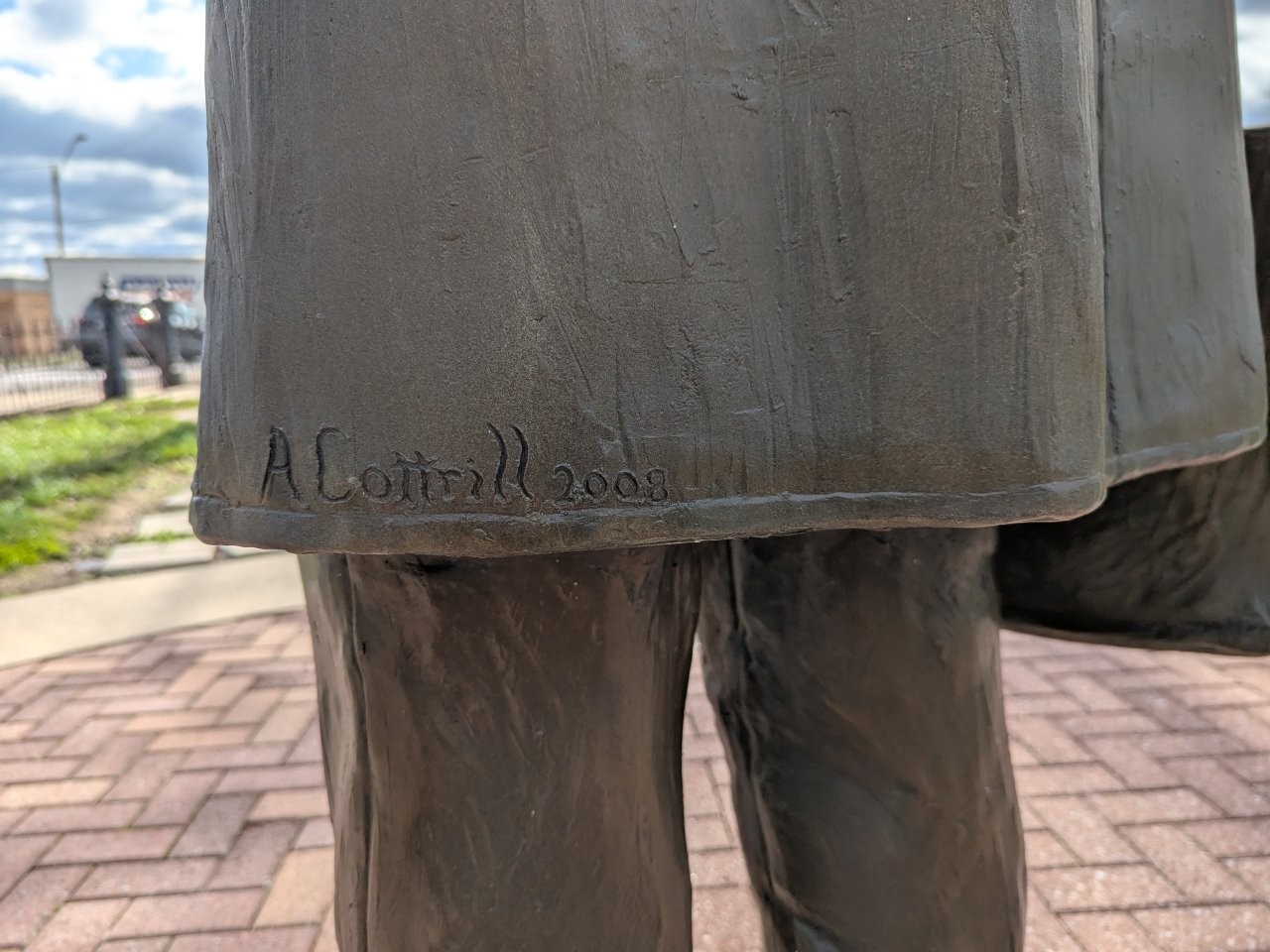 Abraham Lincoln statue in Mt. Vernon, Illinois