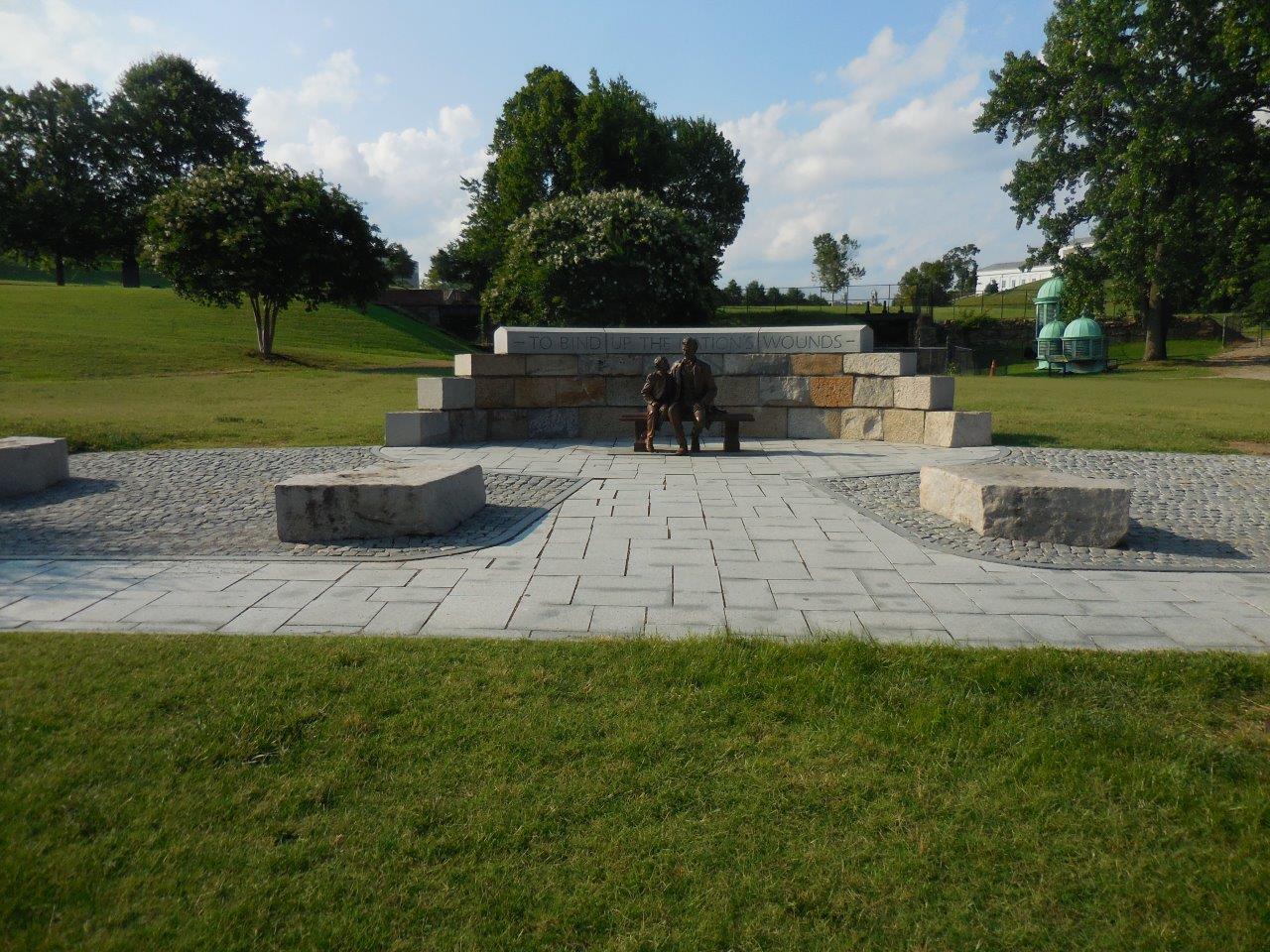 Abraham Lincoln statue in Richmond, Virginia