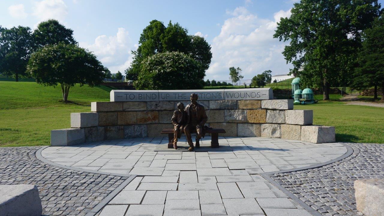 Abraham Lincoln statue in Richmond, Virginia