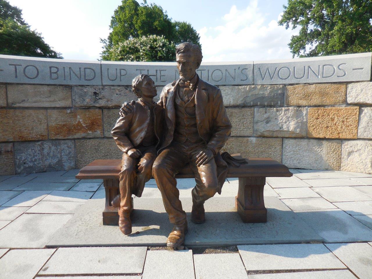 Abraham Lincoln statue in Richmond, Virginia