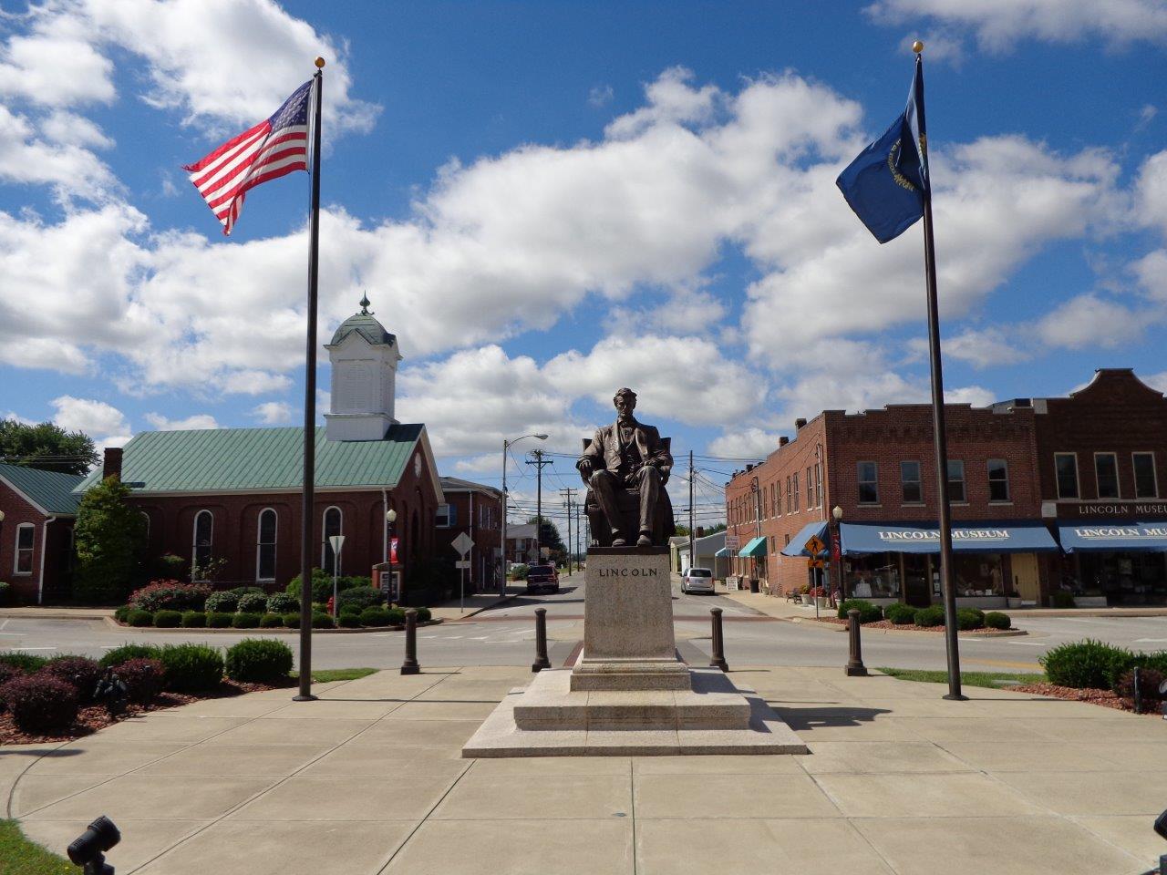 Lincoln statue Hodgenville, Kentucky