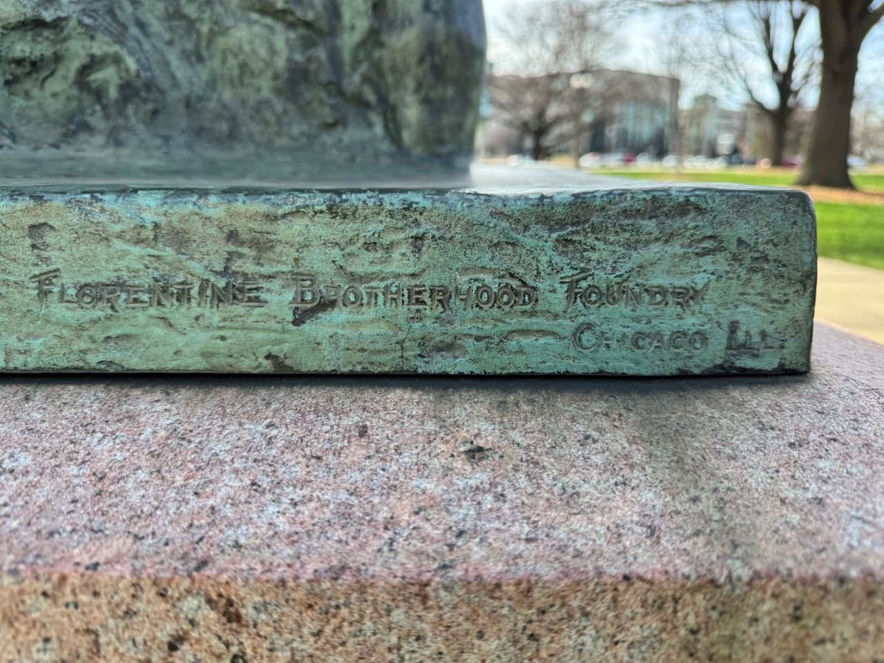 Abraham Lincoln statue at Capitol building in Topeka, Kansas